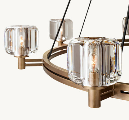 DEMARET ROUND CHANDELIER 60"