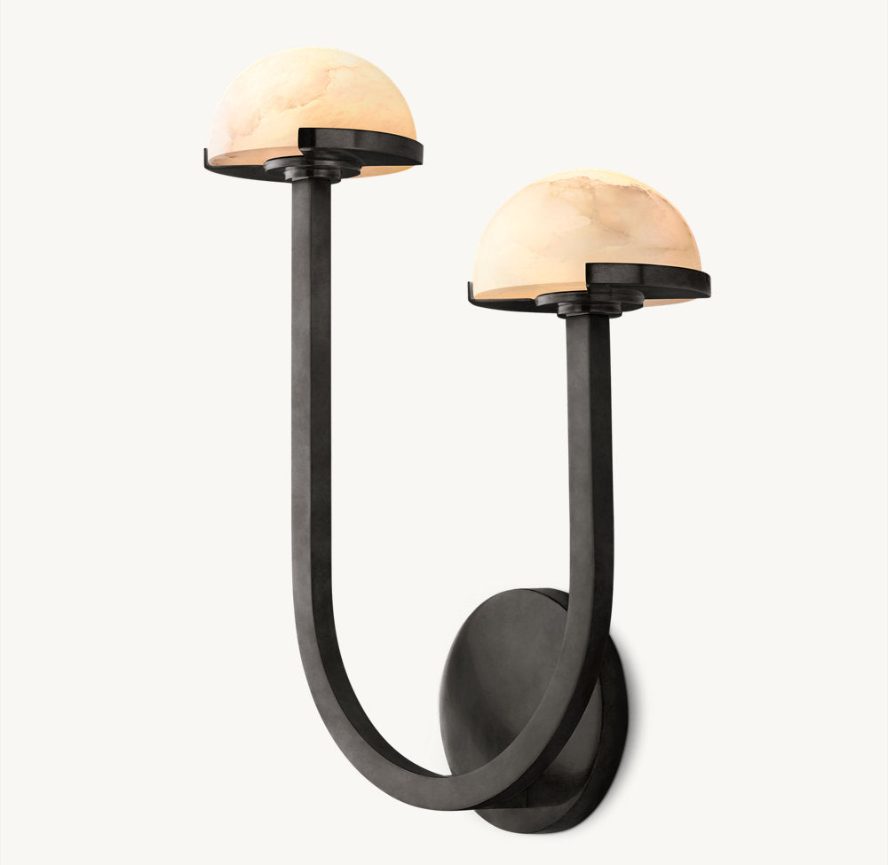 PEDRA DOUBLE SCONCE - RIGHT