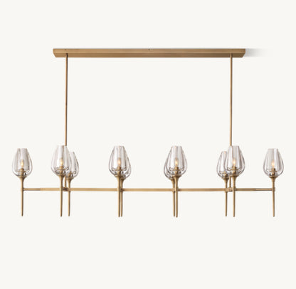 TULIP LINEAR CHANDELIER 65"