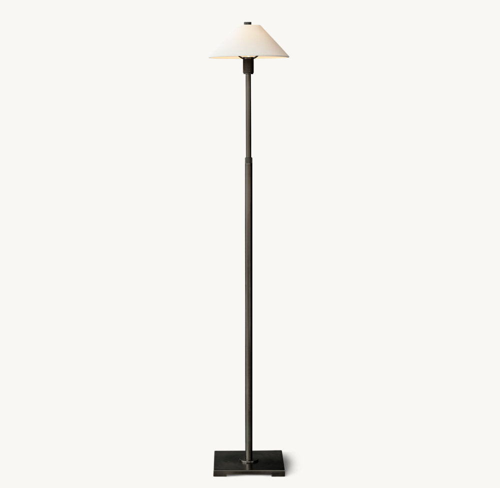 UTILITAIRE LINEN SHADE FLOOR LAMP