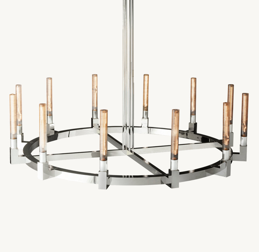 CANNELE ROUND CHANDELIER 60"