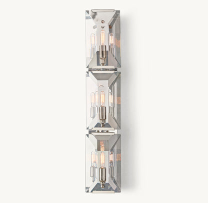 HARLOW CRYSTAL TRIPLE SCONCE