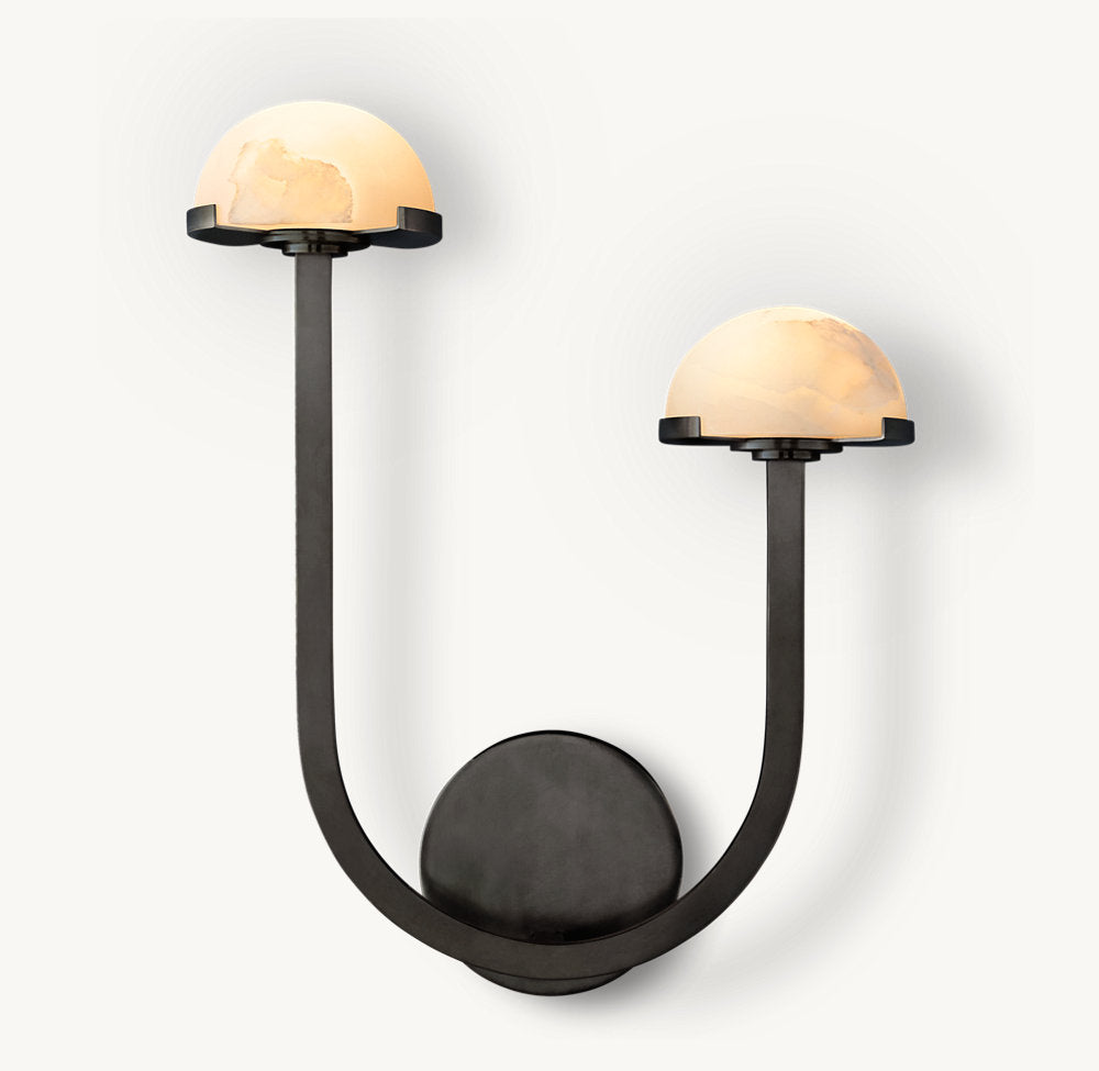 PEDRA DOUBLE SCONCE - RIGHT