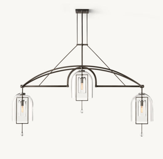 FULCRUM GRAND LINEAR CHANDELIER 85"