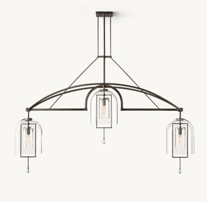 FULCRUM GRAND LINEAR CHANDELIER 85"