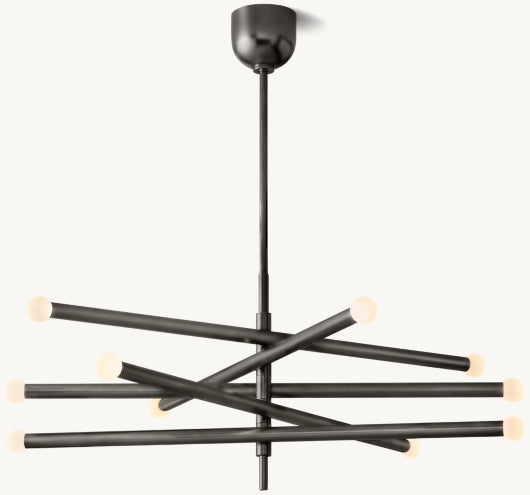 ROUSSEAU 10-LIGHT MOBILE ORB CHANDELIER