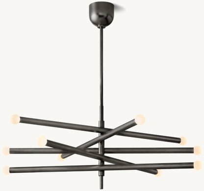 ROUSSEAU 10-LIGHT MOBILE ORB CHANDELIER