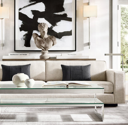 VELA RECTANGULAR BAR SCONCE - RECTANGULAR SHADE