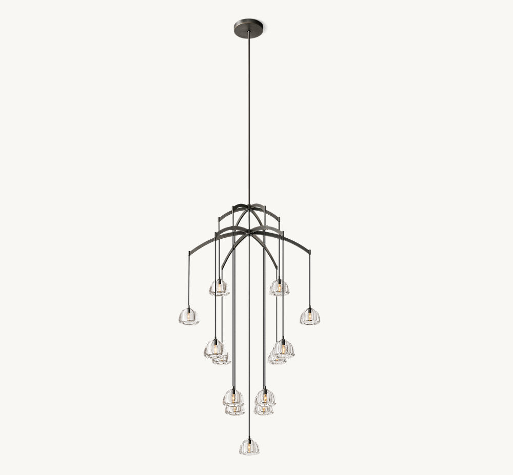 HEMISPHERE ROUND CHANDELIER 48"
