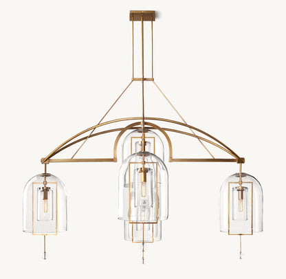 FULCRUM ROUND GRAND CHANDELIER 73"