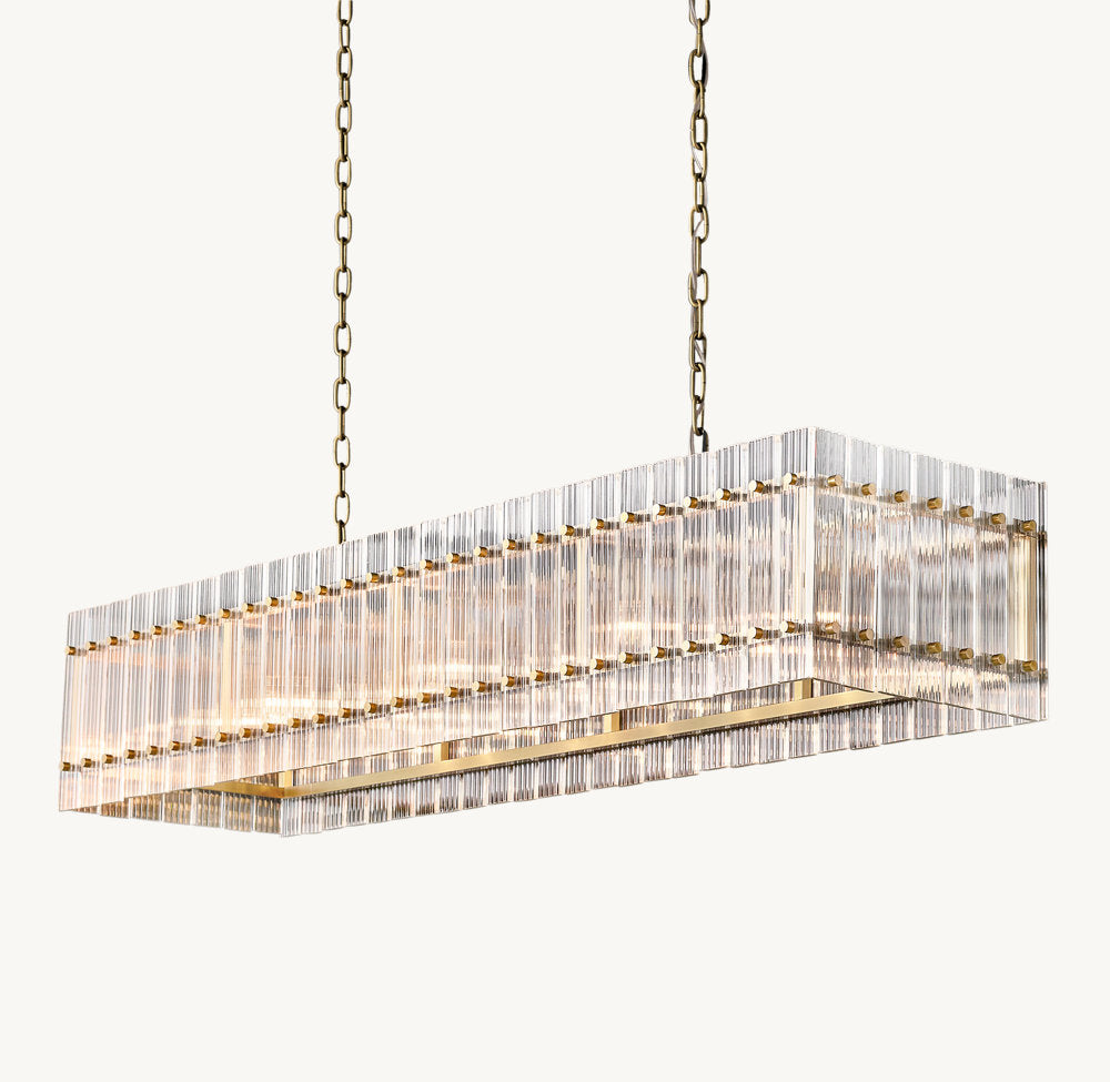 SAN MARCO RECTANGULAR CHANDELIER 54"