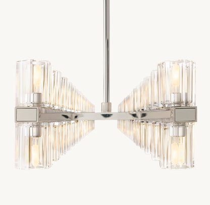 ARCACHON LED RECTANGULAR CHANDELIER 72"