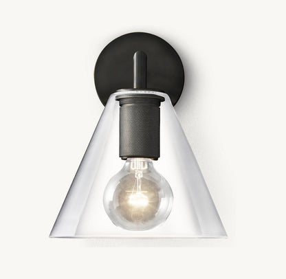 UTILITAIRE FUNNEL SHADE SCONCE