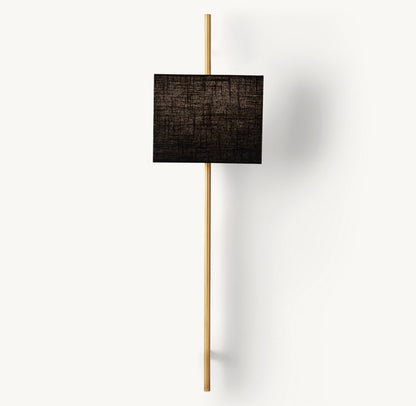 VELA OCTAGONAL BAR SCONCE - RECTANGULAR SHADE