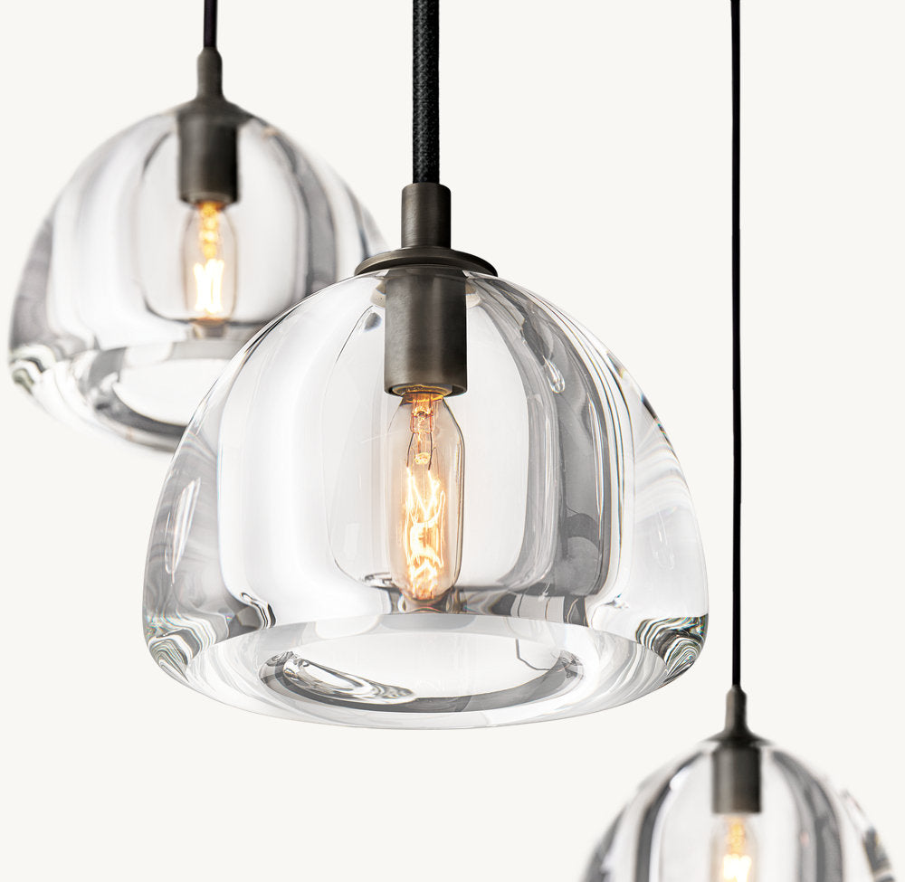 HEMISPHERE ROUND CHANDELIER 36"