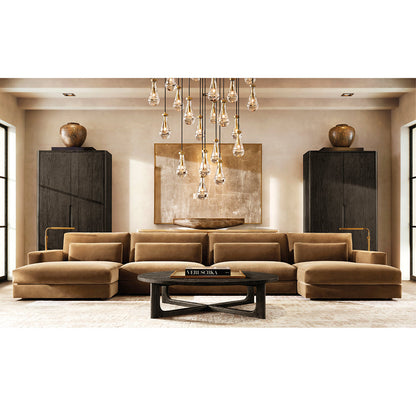 RAIN ROUND CHANDELIER 47"