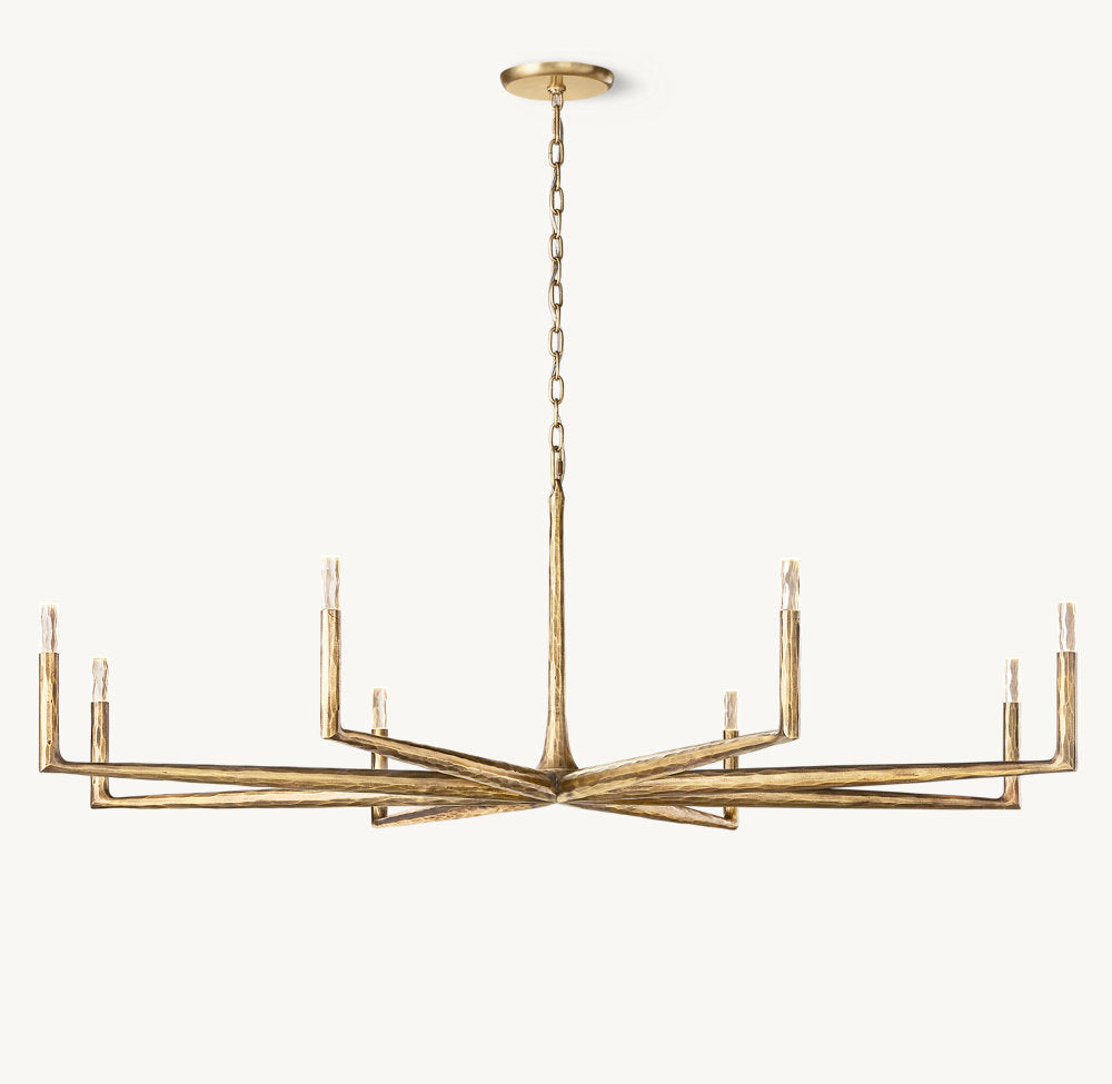 THADDEUS ROUND CHANDELIER 72"