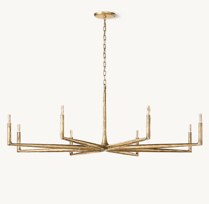 THADDEUS ROUND CHANDELIER 72"