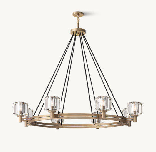 DEMARET ROUND CHANDELIER 48"