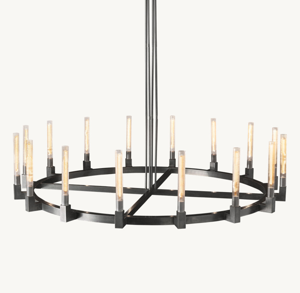 CANNELE ROUND CHANDELIER 72"