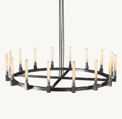 CANNELE ROUND CHANDELIER 72"