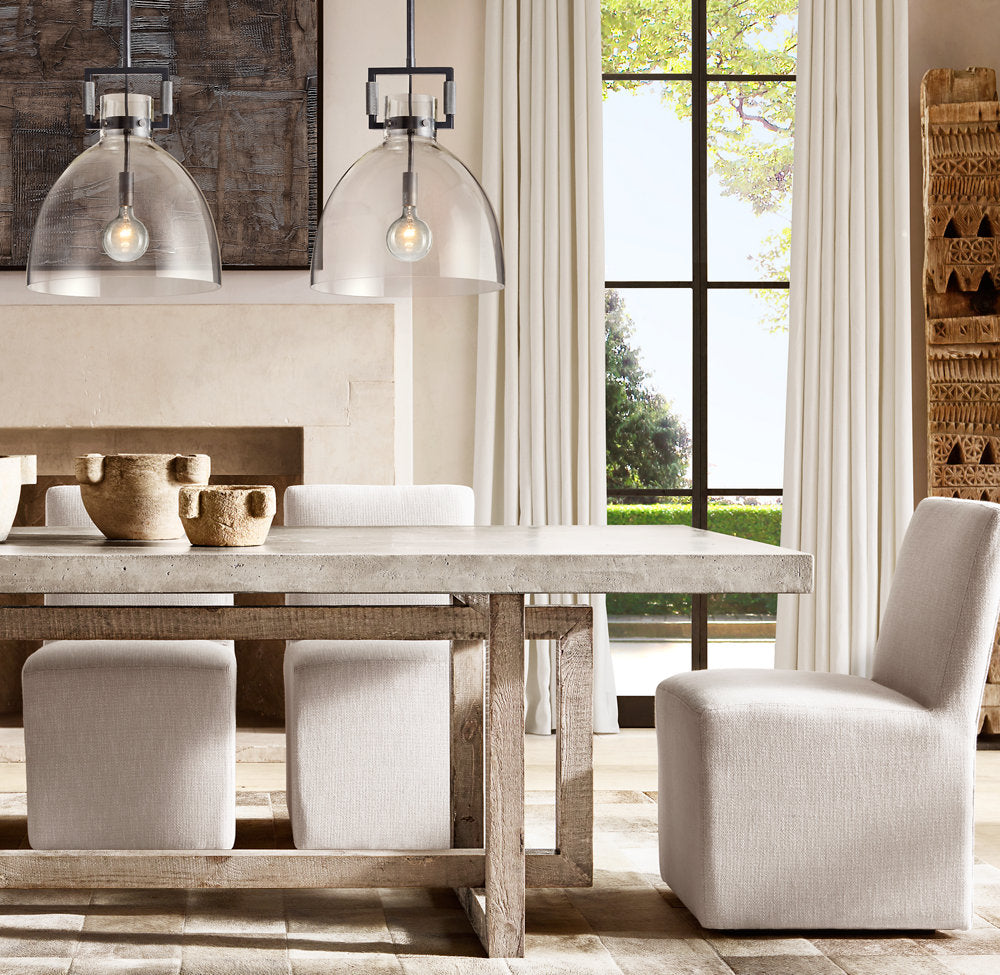 MACHINIST GLASS CLOCHE PENDANT