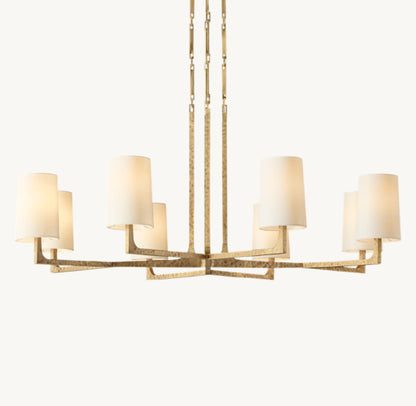 WRIGHT ROUND CHANDELIER 48"