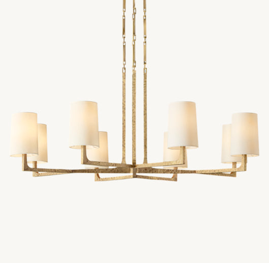 WRIGHT ROUND CHANDELIER 48"