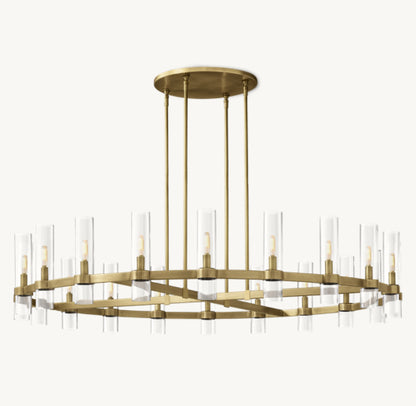 RAVELLE ROUND CHANDELIER 60"