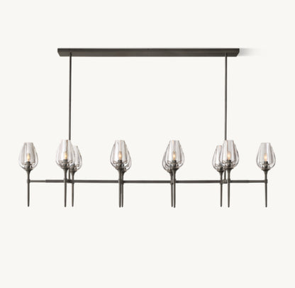 TULIP LINEAR CHANDELIER 65"