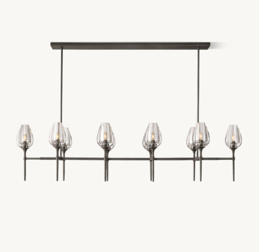 TULIP LINEAR CHANDELIER 65"