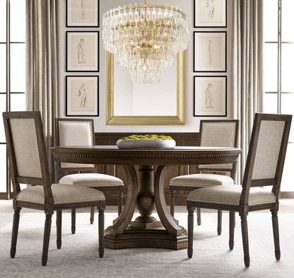 MARIGNAN TIERED ROUND CHANDELIER 60"