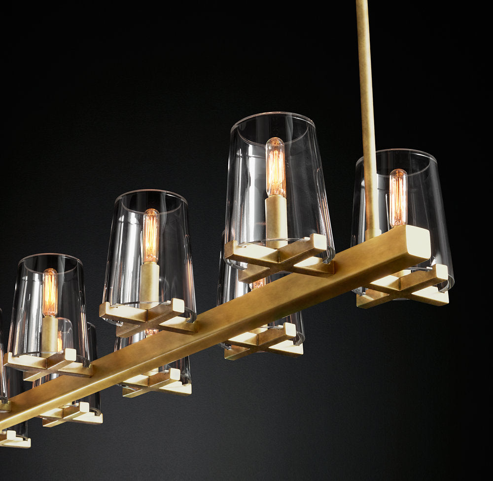 PAUILLAC LINEAR CHANDELIER 49"