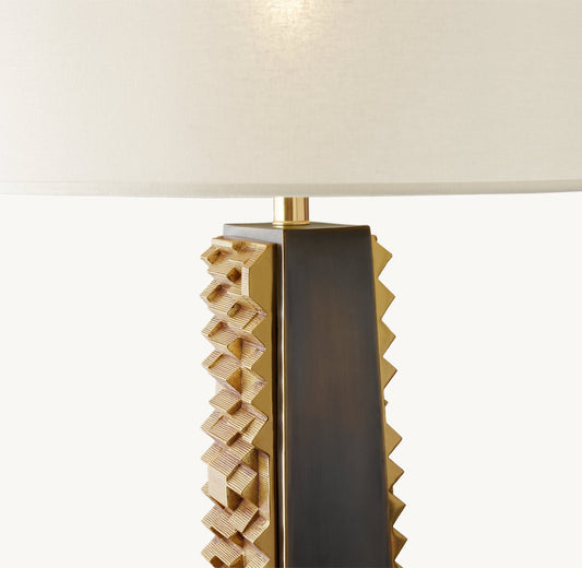 BRUTALIST CONSTRUCTIVIST TABLE LAMP