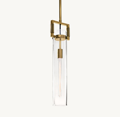 MACHINIST GLASS CYLINDER PENDANT