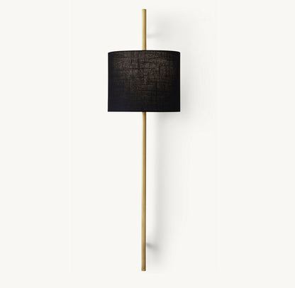 VELA OCTAGONAL BAR SCONCE - ROUND SHADE