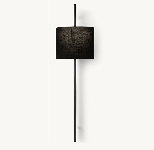 VELA OCTAGONAL BAR SCONCE - ROUND SHADE
