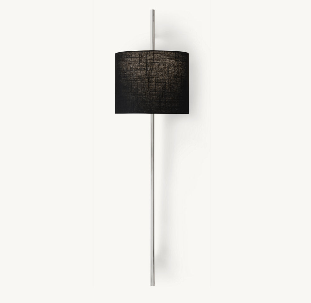 VELA OCTAGONAL BAR SCONCE - ROUND SHADE