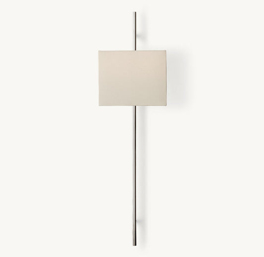 VELA OCTAGONAL BAR SCONCE - RECTANGULAR SHADE
