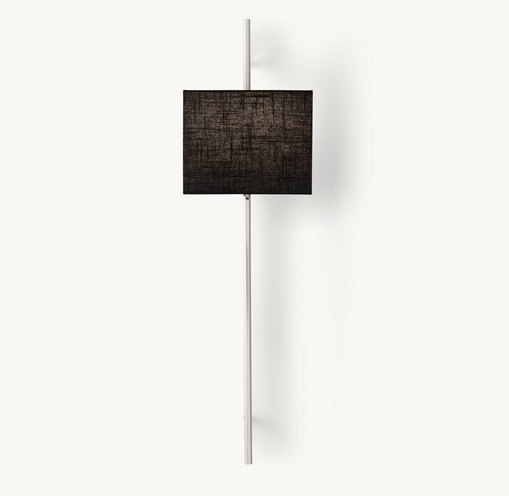 VELA OCTAGONAL BAR SCONCE - RECTANGULAR SHADE