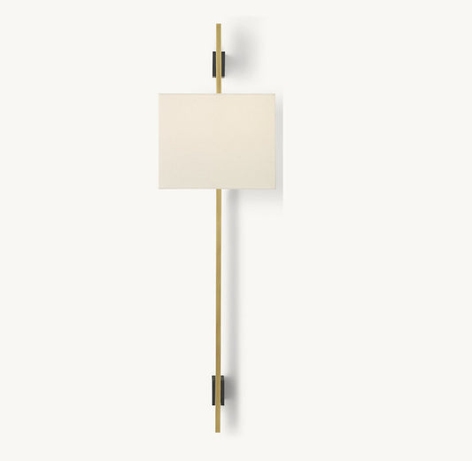 VELA RECTANGULAR BAR SCONCE - RECTANGULAR SHADE