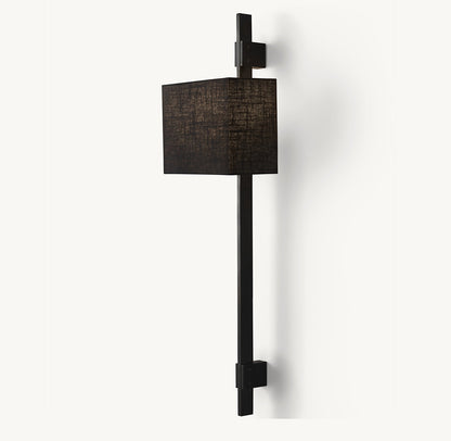 VELA RECTANGULAR BAR SCONCE - RECTANGULAR SHADE
