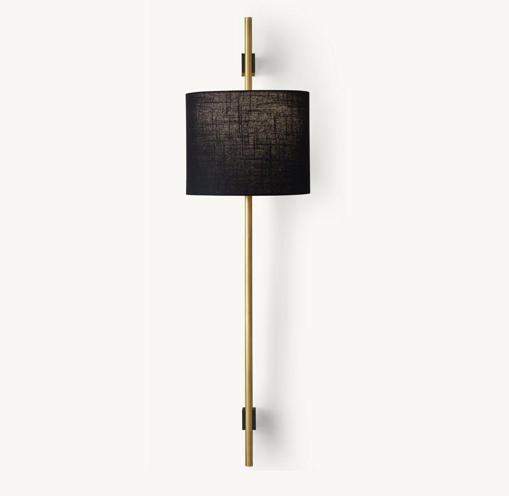 VELA ROUND BAR SCONCE - ROUND SHADE