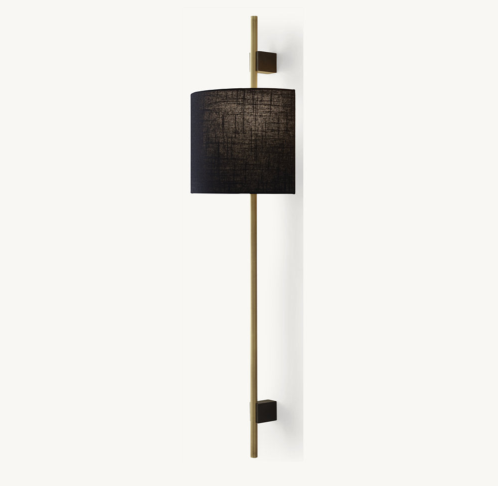 VELA ROUND BAR SCONCE - ROUND SHADE