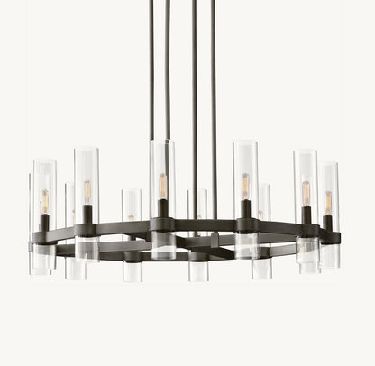 RAVELLE ROUND CHANDELIER 36"