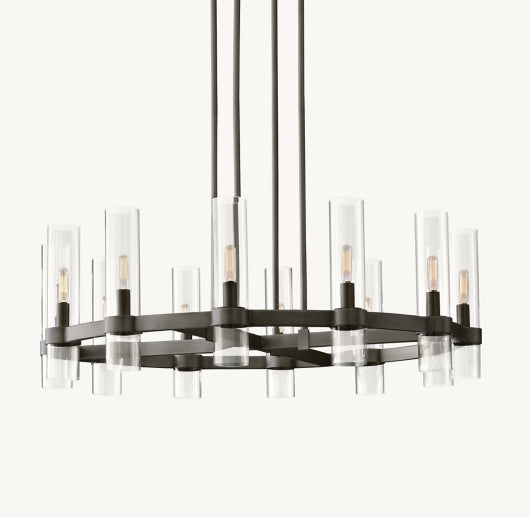 RAVELLE ROUND CHANDELIER 36"