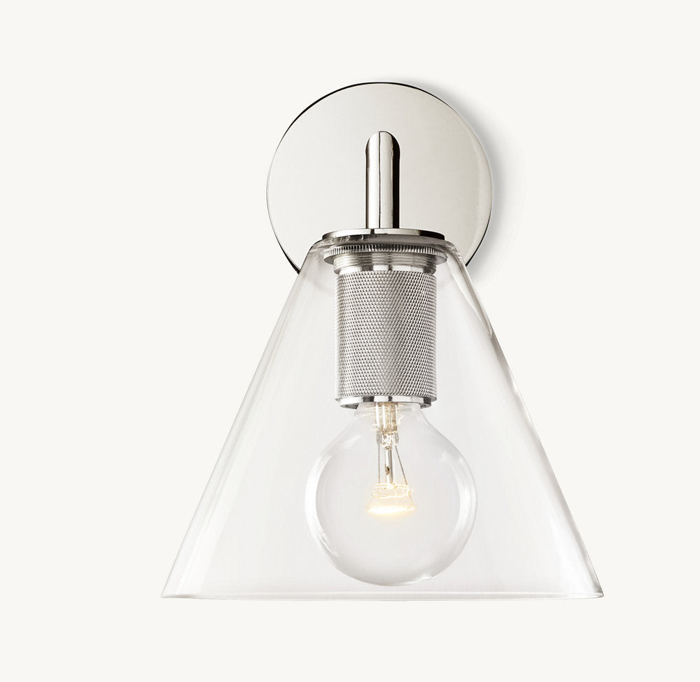 UTILITAIRE FUNNEL SHADE SCONCE