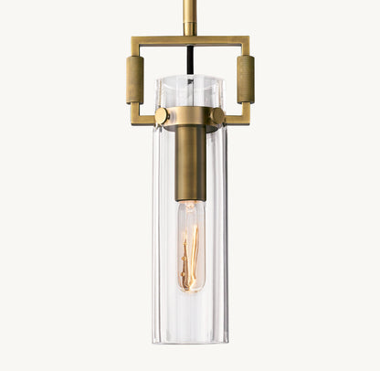 MACHINIST GLASS CYLINDER PENDANT