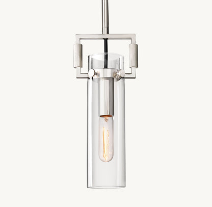 MACHINIST GLASS CYLINDER PENDANT