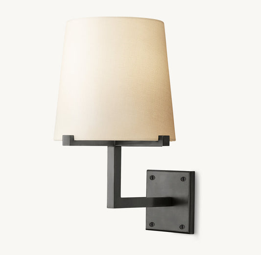 PAUILLAC FABRIC SHADE GRAND SCONCE